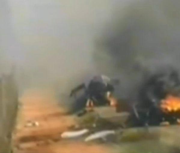 Photo posted on Israeli twitter feed claims to show IDF vehicle post Hezbollah attack.  