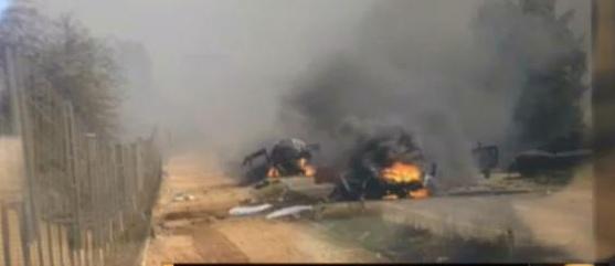 The aftermath of the retaliation. Again from the Israel government twitter. 