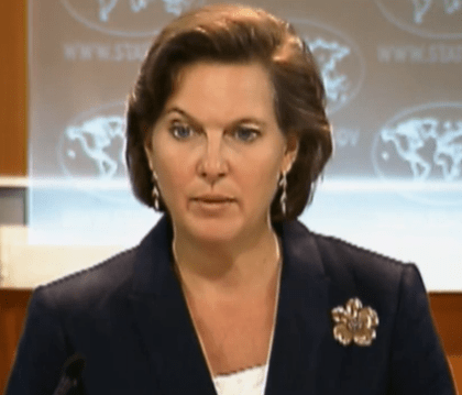 Victoria Nuland one of the Key State Department Officials behind the coup. 