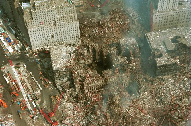World Trade Center Aerial View