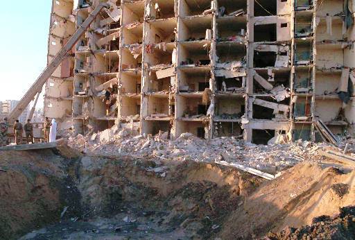 Khobar Towers 1997 left 19 US soldiers dead.