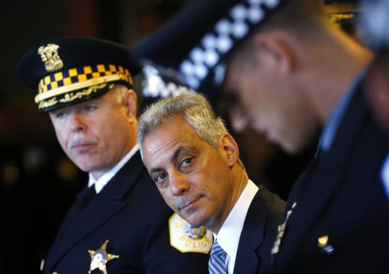The Mayor with some of Chicago's 