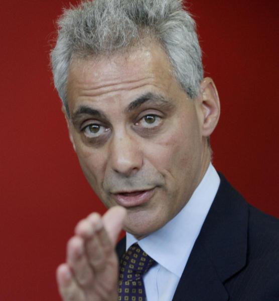 Chicago Mayor Rahm Emanuel. A couple of minor contribution 
