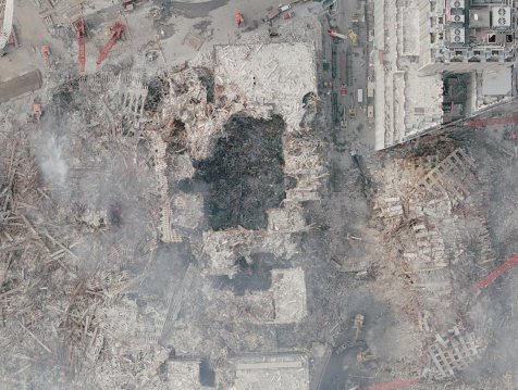 WTC 6 aerial view. It was bombed alonf with the entire WTC complex.