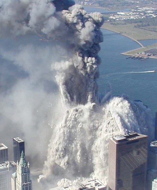 The North Tower Demolition, September 11th, 2001.