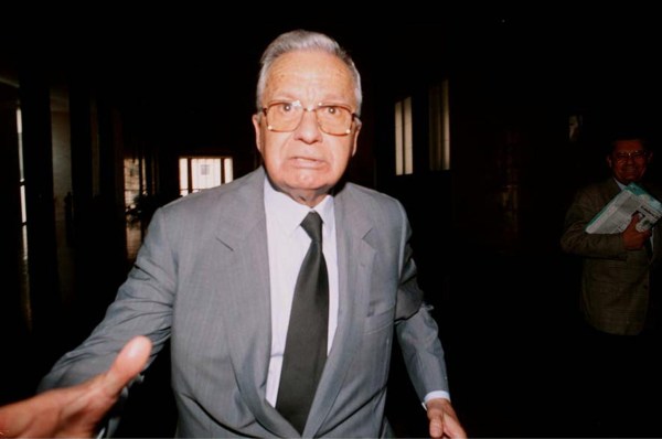 Licio Gelli early and late. Still alive in his 96th year.