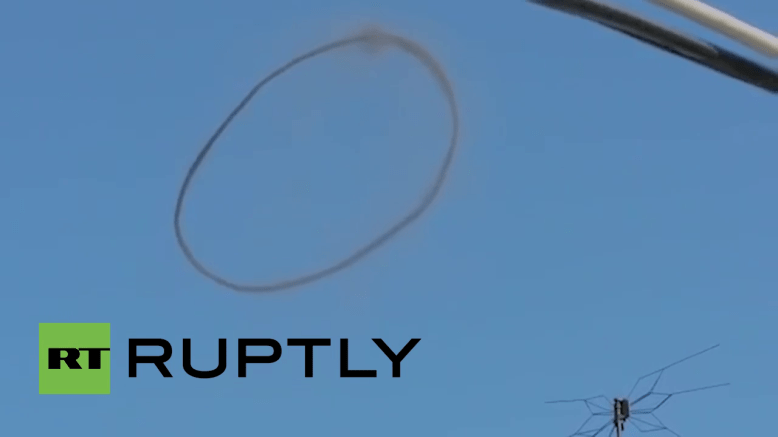 Close up of the strange circle in Kazakhstan.