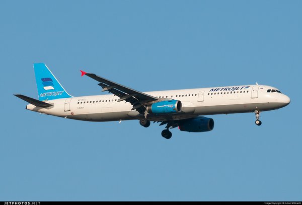 A Metrojet Airbus A320. was the aircraft that was destroyed over the Northern Sinai.