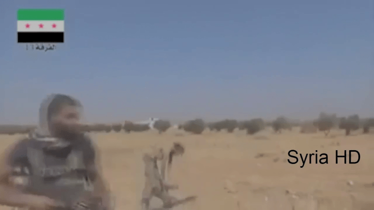 There is a reason soldiers are taught to fight behind cover. Insurgent RPG operator is instantly killed here by sniper fire as he raises his weapon in an open field.