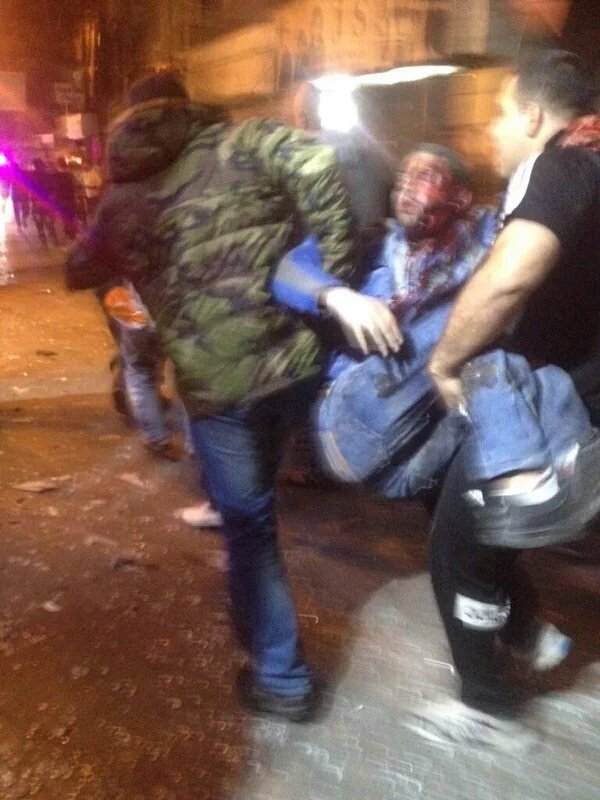 Aftermath of twin bomb attacks that left at least 36 dead in South Beirut Hezbollah stronghold.