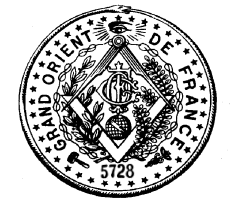Emblem of the Grand orient de France. 