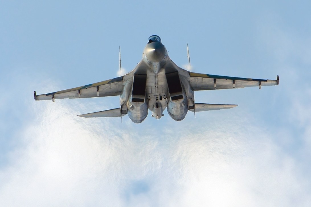 A small group of SU35s, Russia's most advanced war plane were deployed to Syria only weeks ago.