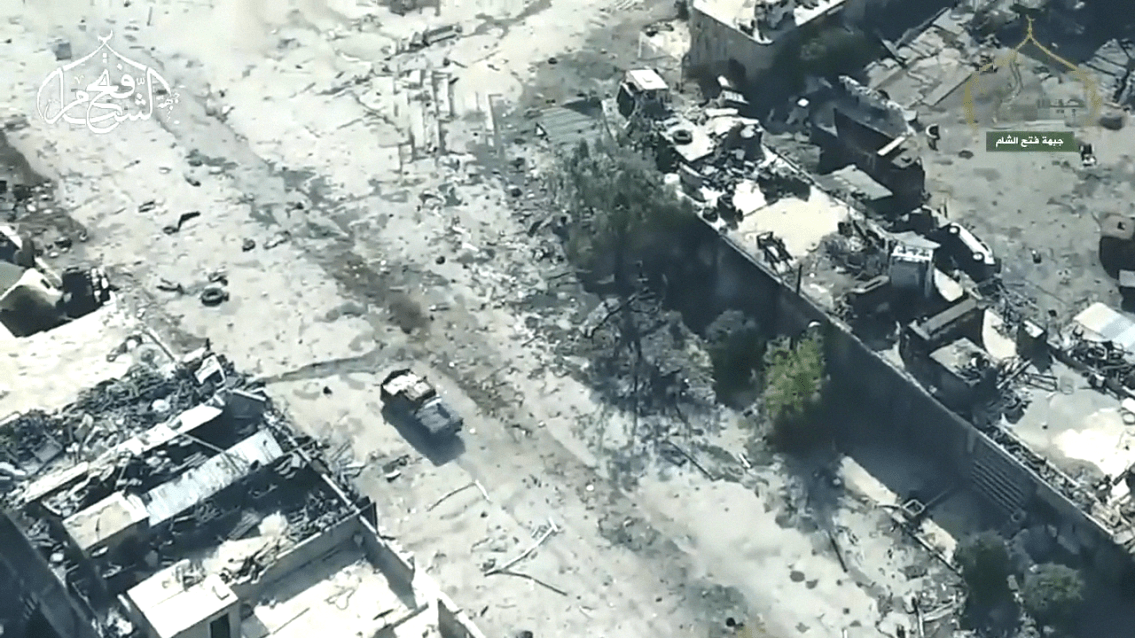 The insurgent offensive was spearheaded by massive suicide blasts from both inside and outside the pocket. This was the vehicle used for the inside the pocket car bomb attack on Ramouseh. 