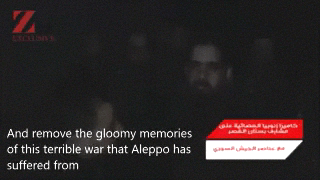 Message from a Syrian Army soldier following the liberation of Aleppo.