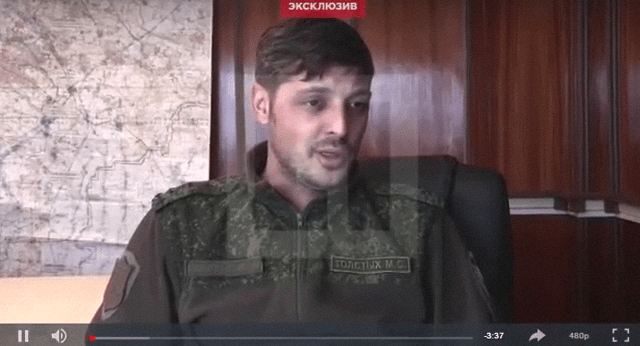 Mikhail Tolstykh interviewed in recent days.